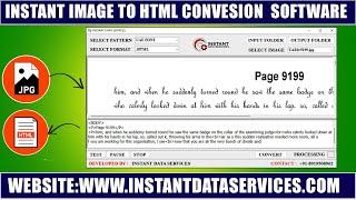 Image to Html Conversion Application | Download HTML Converter App