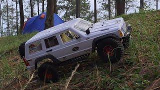 1/10 Rc Jeep Cherokee Offroad Trail Rock Horse Camping Ground