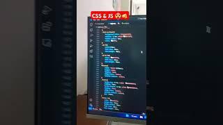 HTML vs css Javascript website design & development #programming #coding #html #css #trending