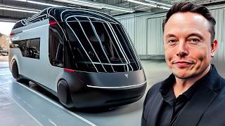 IT HAPPENED! Elon Musk Reveals Tesla RoboVan!