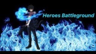 Blue Flames Showcase || Heroes Battlegrounds
