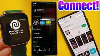 How To Connect Noise Colorfit Smartwatch | Noise Smartwatch Connect To Phone | NoiseFit App Connect