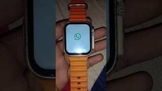 whatsapp in t800 ultra smart watch me code #trend