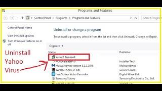 Cannot uninstall Search powered by Yahoo Fixed 100% | Easy Fix | DIY Video | Feat. JHOL WOL