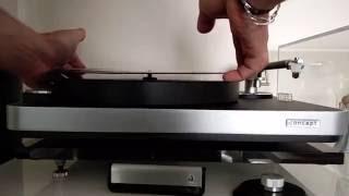 Playing warped record - Michell record clamp, Clearaudio Concept