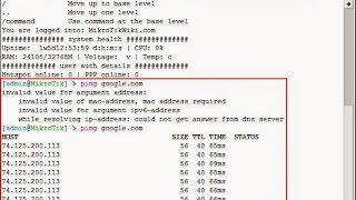 How to use Trace route & Ping in Mikrotik Router