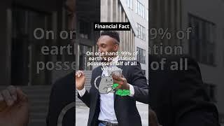 Financial Fact. How unfair is wealth on earth actually divided? #facts #shorts #financialfreedom