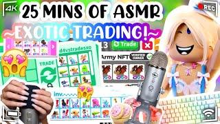 25 MINS OF ASMR MEGA EXOTIC TRADING!*PREPPY HOARDER?*#adoptmeroblox #preppyadoptme #preppyroblox