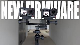 I am testing the new firmware for the DJI osmo action 5 pro (beta version V01.03.0309)