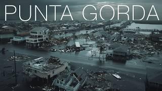 Hurricane Milton Devastates Punta Gorda Florida - Drone