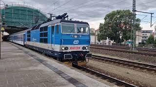 RE 20 der ČD fährt zur Abstellung aus dem Dresdner Hauptbahnhof (27.07.2024)