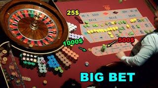 BIG BET IN TABLE ROULETTE BET SHIPS 25$ AND 100$ CASINO LIVE NIGHT SUNDAY EXCLUSIVE  ️ 2024-12-30