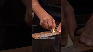 Leather strop + polishing compound = wood carving bliss  #BeaverCraft #WoodCarvingTips