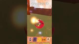 roblox elemental battlegrounds, all elements of ult, graphics 1 vs graphics 10 #roblox #short