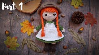 ANNE | PART 1 | HEAD, ARMS, BOOTS & LEGS | HOW TO CROCHET | AMIGURUMI TUTORIAL