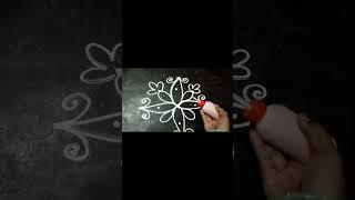 #rangoli design # easy muggu 