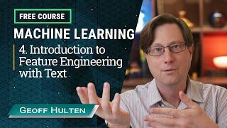 Machine Learning Course - 4. Intro to Feature Engineering with Text