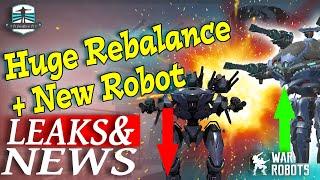 Leaks And News - BIG REBALANCE AND NEW ROBOT - War Robots Update 10.4