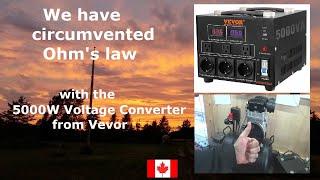 110V/220V 5000W Voltage Converter – Ultimate Power Solution for Heavy-Duty Appliances