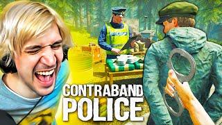 XQC PLAYS CONTRABAND POLICE