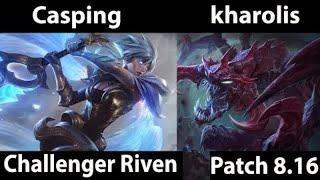 [Casping] Riven vs Cho'gath [kharolis] Top - Casping Riven Stream