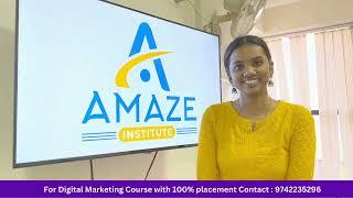 Best Digital Marketing Courses in Bangalore - Amaze Institute