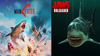 MANEATER VS JAWS Unleashed - Side by Side | Comparison |