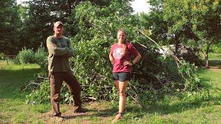 A Hard Days Work | Helping Family Clear Land On Their New Property!