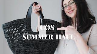 COS SUMMER Try-On Haul - Staples for a Capsule Wardrobe | Helen Tsokana