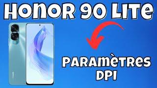 Comment changer dpi Honor 90 Lite || Paramètres DPI