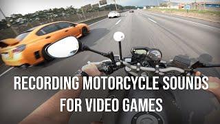 Recording Motorcycles Sounds for GTA 5 and Racing Games