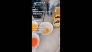 HOW TO MAKE DUCK  A'L ORANGE