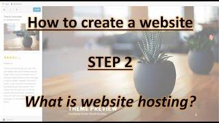 How to create a website - Step 2 - What is web hosting?