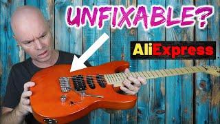 Can I fix My AliExpress "Charvel" or is it hopeless? Time to find out! #guitarreview #madeinchina