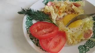 Яичница овощная по‑итальянски мой любимый рецепт Vegetable scrambled eggs in Italian