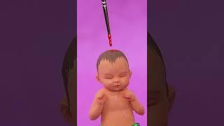 Miniature Mermaid Baby / DIYs for Barbie #shorts