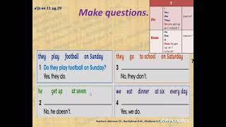 3 класс/ smiles 3 module 3 lesson 4/ Time/ days of the week/ Activity book p.29