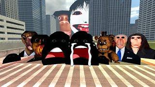 Furious Angry Munci, Rosalia Bizcochito, Golden Freddy And Obunga, Bidenga Nextbot Gmod