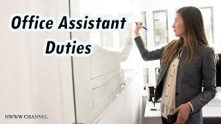 Office Assistant Duties And Responsibilities (+ Salary info)