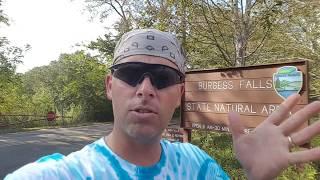 Hiking at Burgess Falls State Park