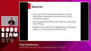 Vlad Dumitrescu - Developer tools using the language server protocol - Code BEAM STO