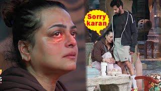 Bigg Boss 18 Today Episode Promo Shilpa Crying and Say Sorry to Karan #bb18