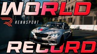 BMW M2 CSR WORLD RECORD Lap on Orchard Road | Rennsport (1.21.084)