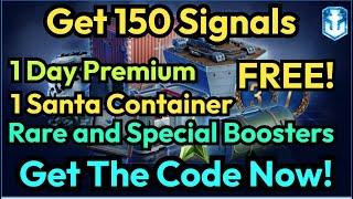 Get 1 Santa Container, 150 Combat Signals, Rare and Special Boosters Free | Redeem The Code Now!