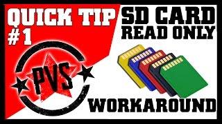 Read Only SD Card Workaround