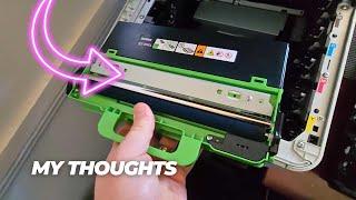 How to Change the Brother Genuine Waste Toner Box Unit, WT223CL & Review