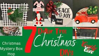 7 Dollar Tree Christmas DIYs/ Christmas Mystery Box Hop