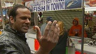 One Pound Fish: Brilliantly enthusiastic market stall holder sings