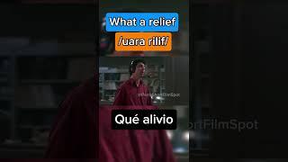 What a reliefQué alivio