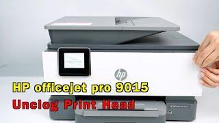 How to Unclog HP officejet pro 9015 Print Head?